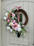 Morning in bloom wreath
