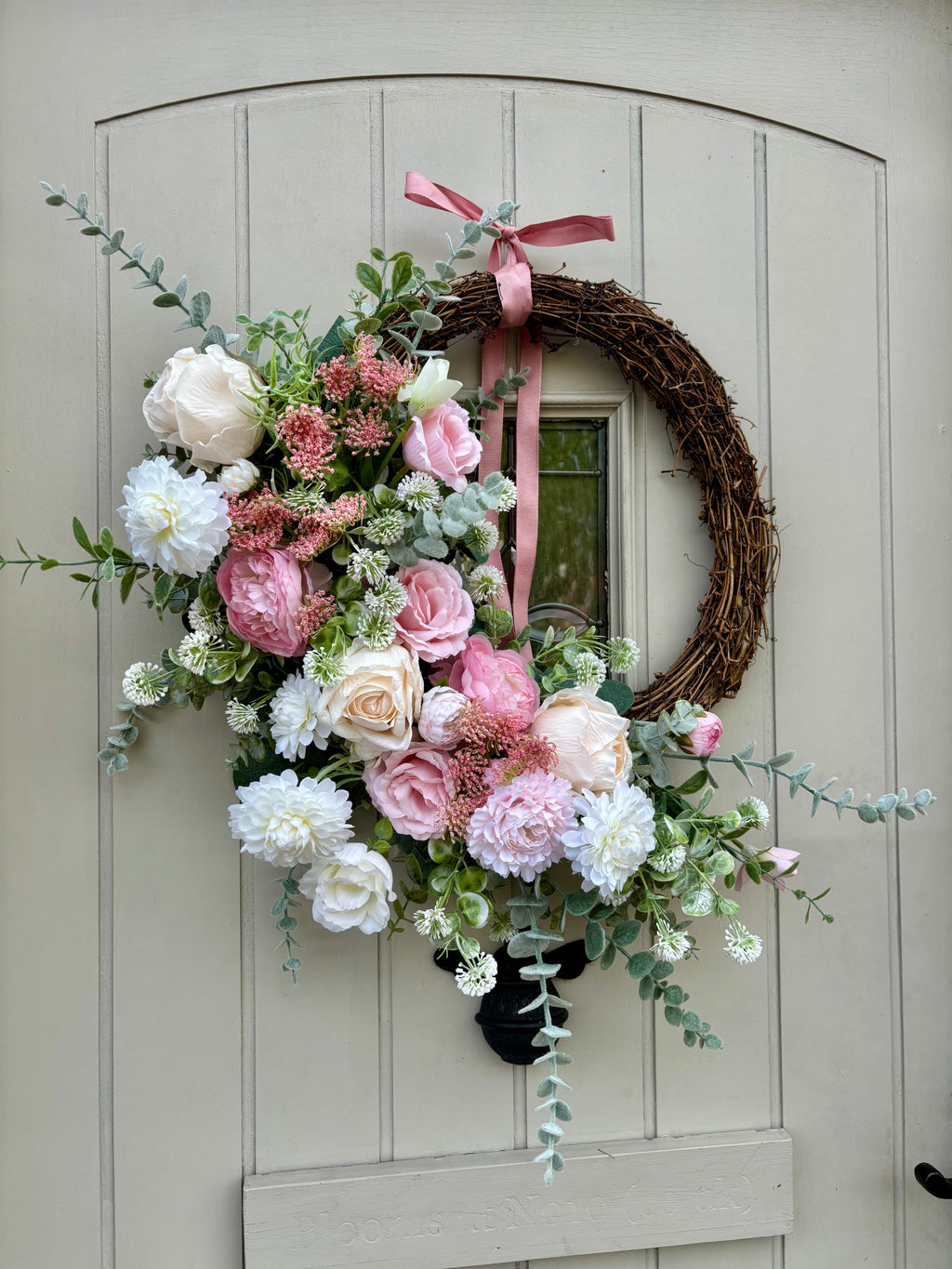 Morning in bloom wreath