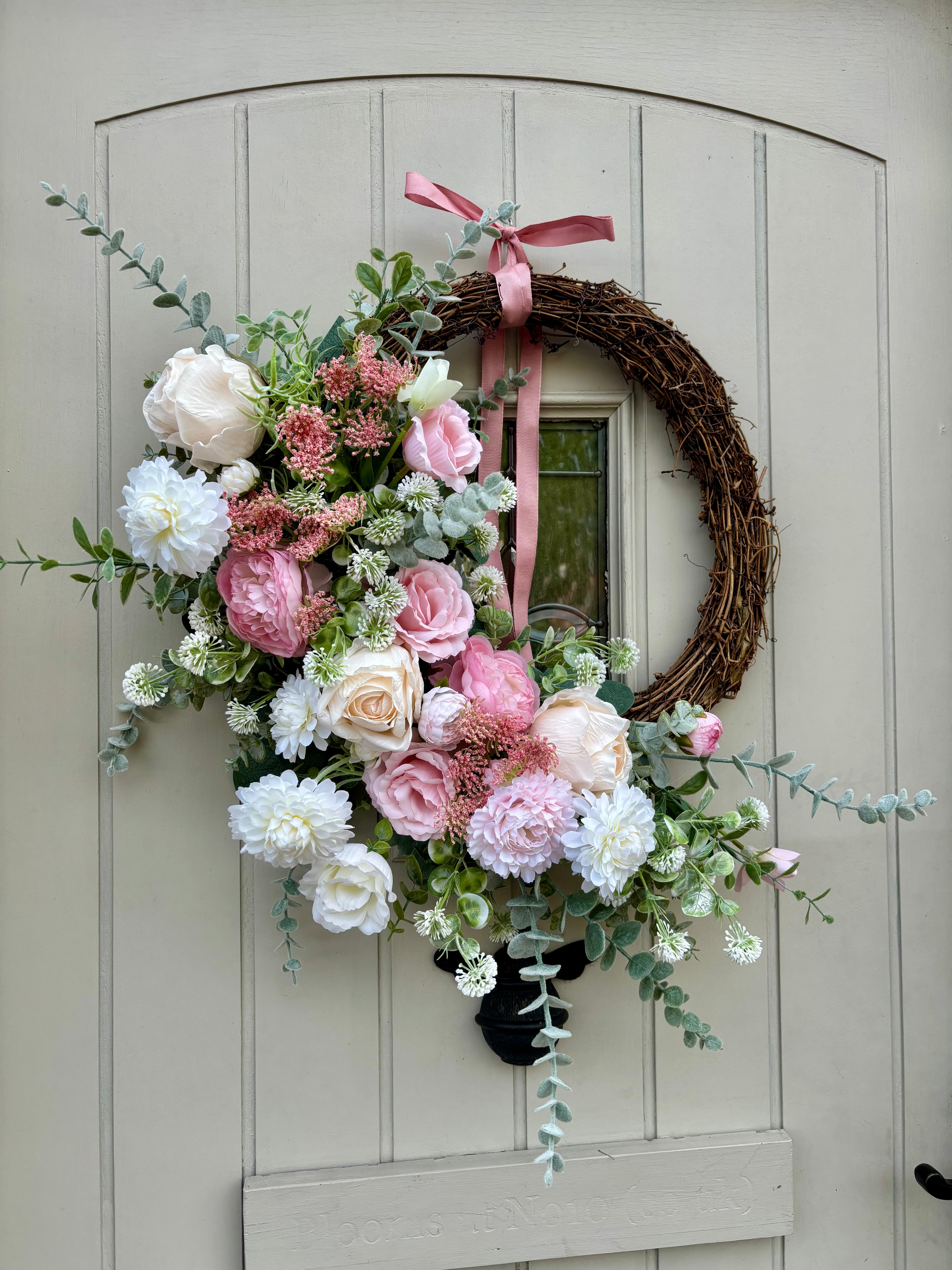 Morning in bloom wreath