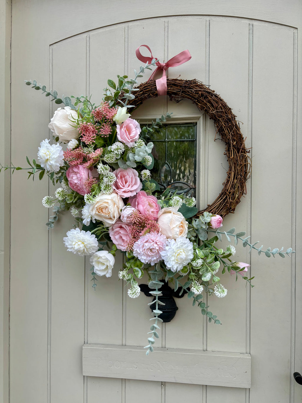 Morning in bloom wreath